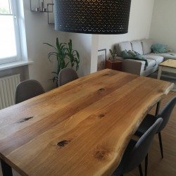 Kundenprojekt: Großer Tisch aus Eiche!